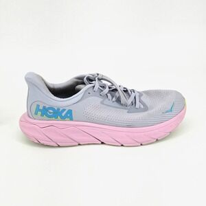 Hoka Arahi 7 Illusion Pink Green Stability Running Shoes Women's Size 9.5